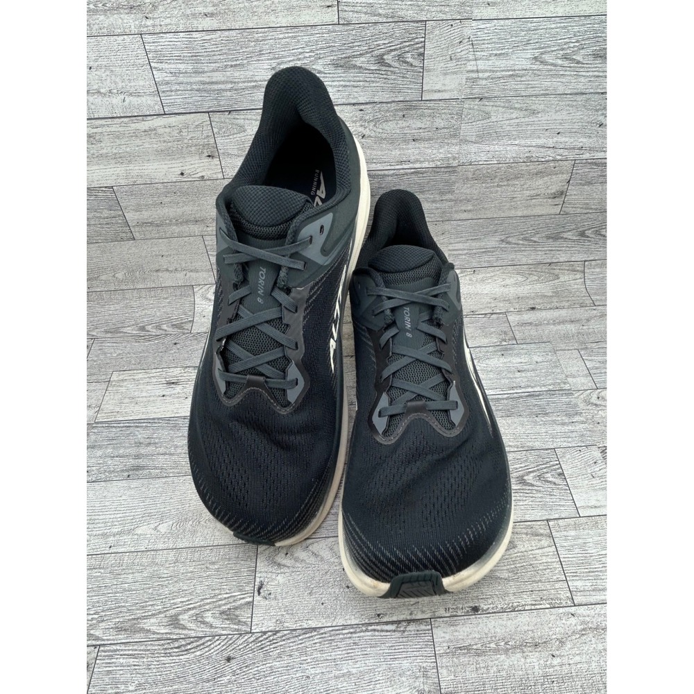 Altra Torin 8 Men Running Shoes Black White AL0A85QE010 Size 12 Zero Drop
